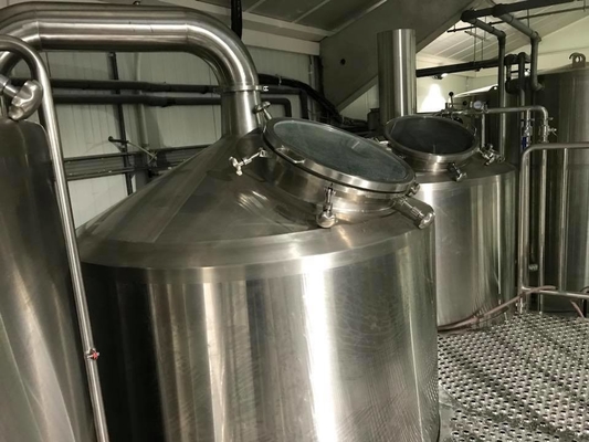 1200L Small Scale Commercial Brewing Systems Mini Brewery Equipment