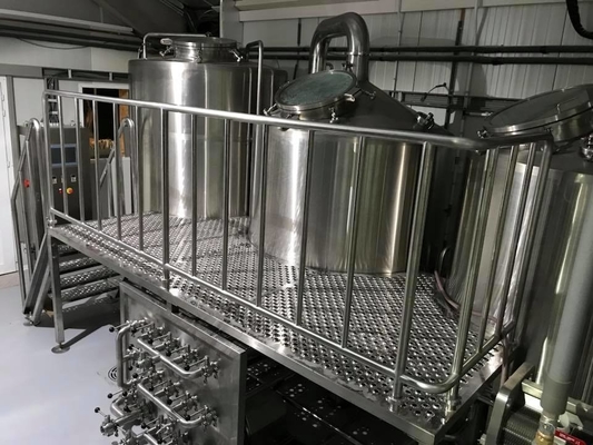1200L Small Scale Commercial Brewing Systems Mini Brewery Equipment