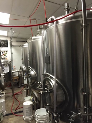 10bbl 15bbl 20bbl Brewhouse Commercial Microbrewery Equipment SS304 Material For Beer Production
