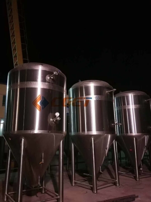 Vertical Jacketed Fermentation Tank Bright Beer Conical Beer Fermenter 3000L