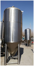 Vertical Jacketed Fermentation Tank Bright Beer Conical Beer Fermenter 3000L