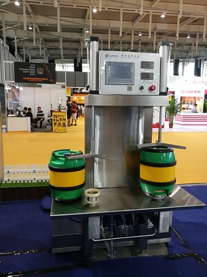 Sus 304 Automatic Beer Keg Washing Machine Two Heads Touch Screen 2L - 60L