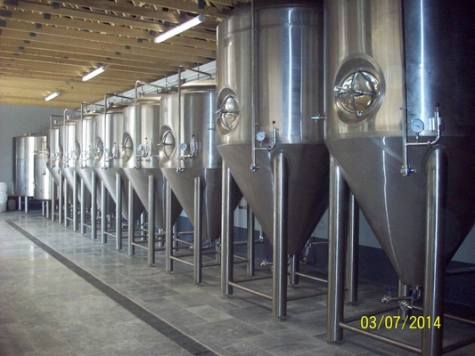 Stainless Steel Pro Beer Brewing Equipment 10BBL Fermentation Tank Four Legs