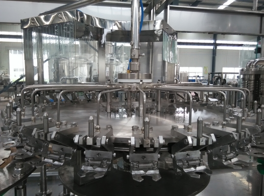 AC220V / AC380V Beverage Bottling Equipment For Screw Cap Round Bottle