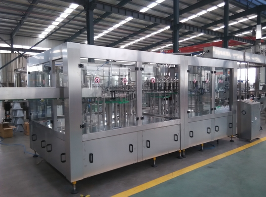 AC220V / AC380V Beverage Bottling Equipment For Screw Cap Round Bottle