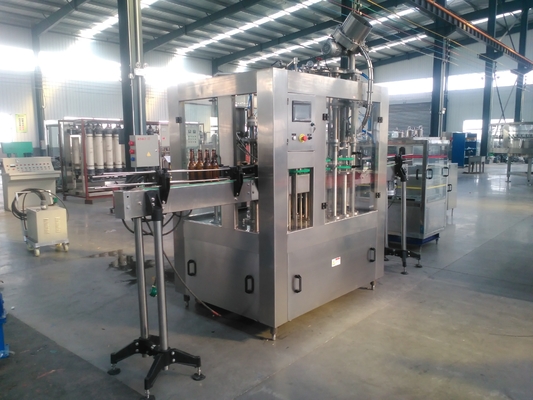 500bph Automatic Rinsing Filling And Capping Machine , 3 In 1 Filling Machine