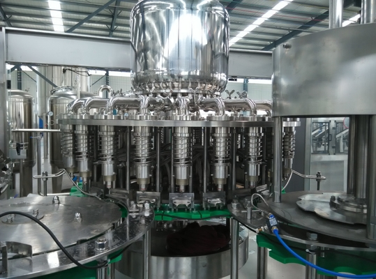 6000 BPH Automated Beverage Bottling Equipment Washing Filling Capping Machine