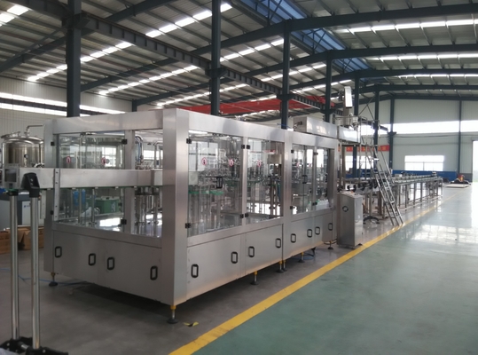 6000 BPH Automated Beverage Bottling Equipment Washing Filling Capping Machine