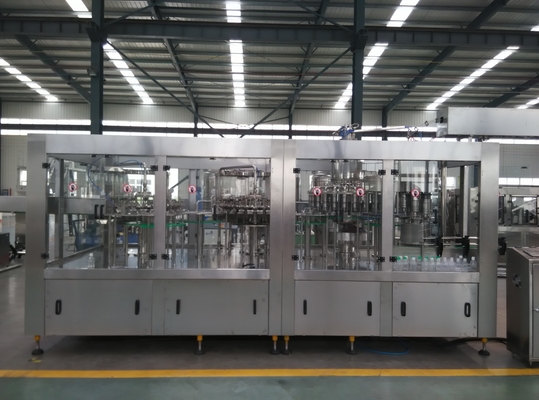 6000 BPH Automated Beverage Bottling Equipment Washing Filling Capping Machine