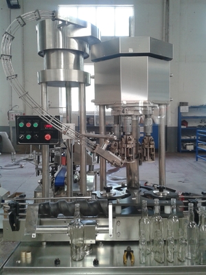Wine Filling Line Juice Bottling Machine 0.2 Mpa - 0.4 Mpa Water Pressure