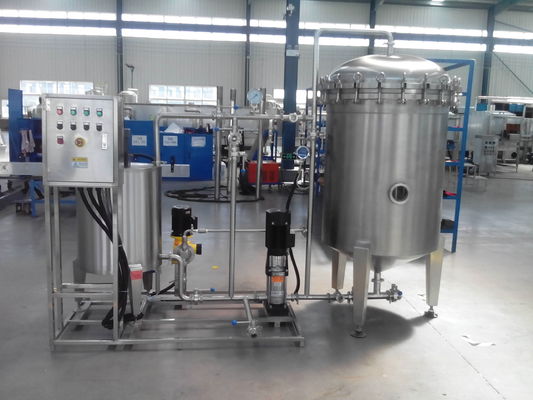SUS 304 Packing Production Line Candle Type Diatomite  Filter Machine For Craft Beer