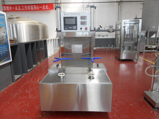 2 Heads Touch Screen Beer Keg Washing Machine Pneumatic Electric Driven Type