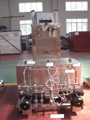 2 Heads Touch Screen Beer Keg Washing Machine Pneumatic Electric Driven Type