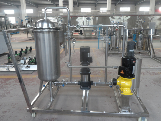 Commercial Beer Filtration System Used In Beer Glass Bottle Filling Machine