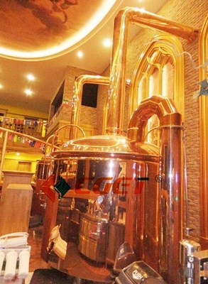 SUS 304 Craft Beer Brewing Equipment 500L Brewing System With ISO CE Certificated for Rusina
