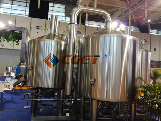 SUS 304 Craft Beer Brewing Equipment 1000L Brewing System With ISO CE Certificated
