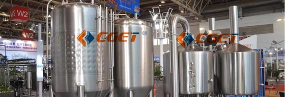 SUS 304 Craft Beer Brewing Equipment 1000L Brewing System With ISO CE Certificated