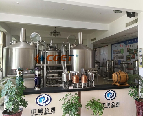 SUS 304 Craft Beer Brewing Equipment 1000L Brewing System With ISO CE Certificated