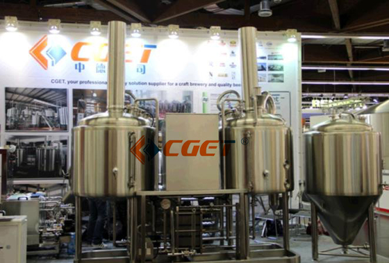 SUS 304 Craft Beer Brewing Equipment 1000L Brewing System With ISO CE Certificated