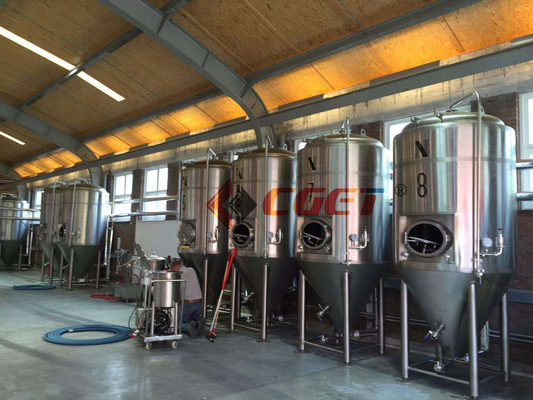 SUS 304 Craft Beer Brewing Equipment 1000L Brewing System With ISO CE Certificated
