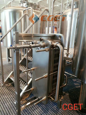 SUS 304 Craft Beer Brewing Equipment 2000L Brewing System With ISO CE Certificated