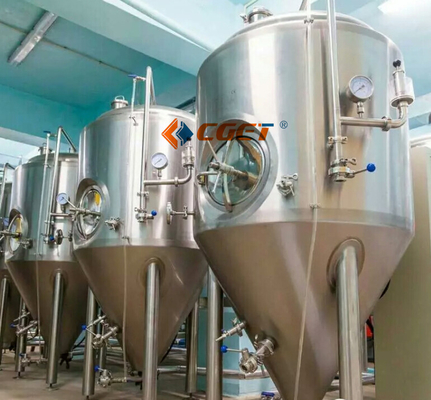 SUS 304 Craft Beer Brewing Equipment 2000L Brewing System With ISO CE Certificated