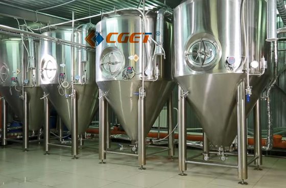 SUS 304 Craft Beer Brewing Equipment 2000L Brewing System With ISO CE Certificated