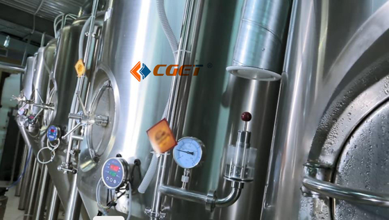 SUS 304 Craft Beer Brewing Equipment 2000L Brewing System With ISO CE Certificated