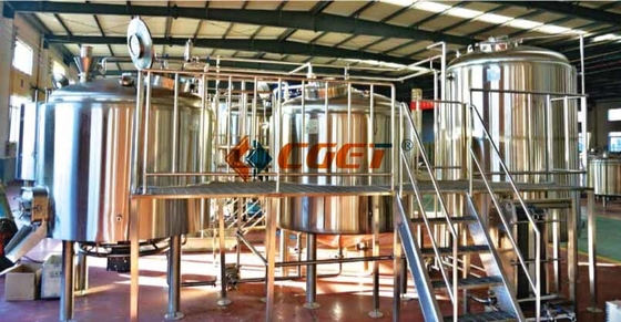 3000L Large Scale Brewing Equipment 304 Sanitary Pumps