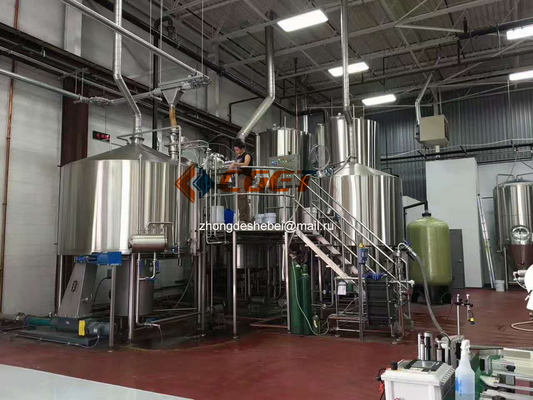 3000L Large Scale Brewing Equipment 304 Sanitary Pumps
