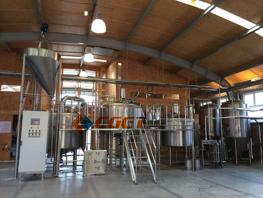3000L Large Scale Brewing Equipment 304 Sanitary Pumps