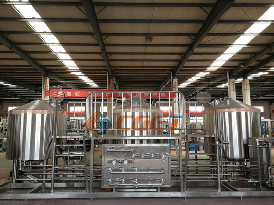 3000L Large Scale Brewing Equipment 304 Sanitary Pumps