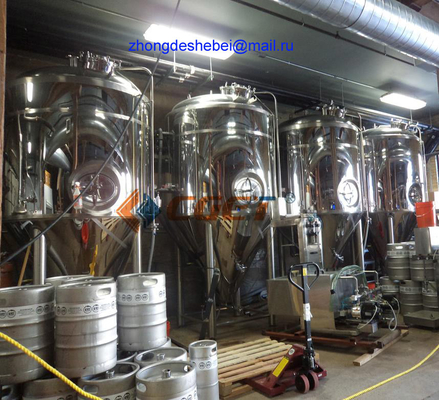 3000L Large Scale Brewing Equipment 304 Sanitary Pumps