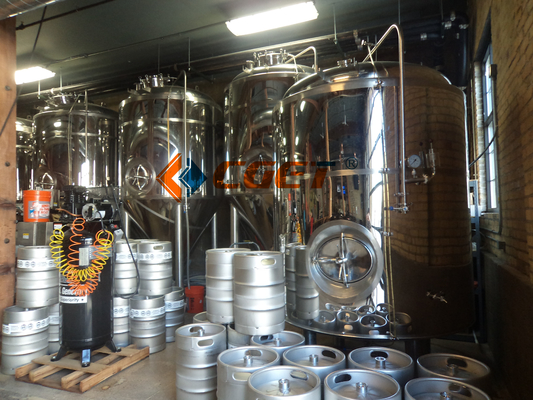 3000L Large Scale Brewing Equipment 304 Sanitary Pumps